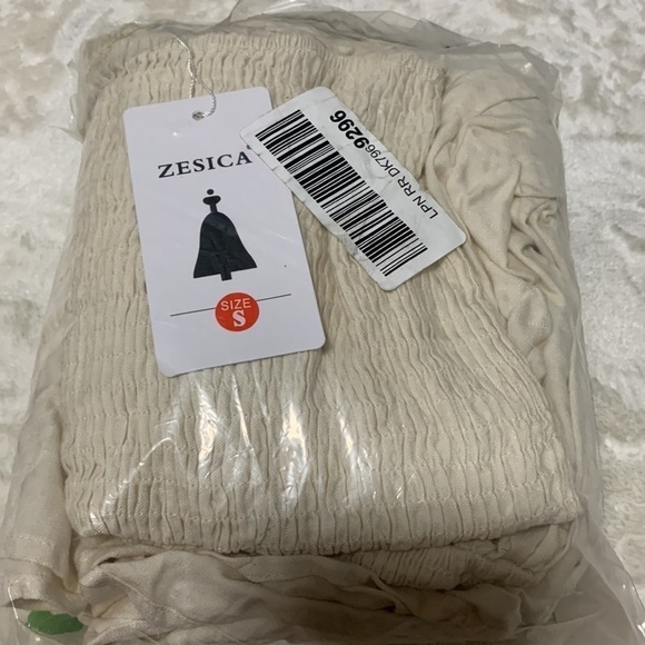 ZESICA Women's Small Summer Boho Spaghetti Solid Color Beach Long Maxi Dress NWT - Picture 4 of 5